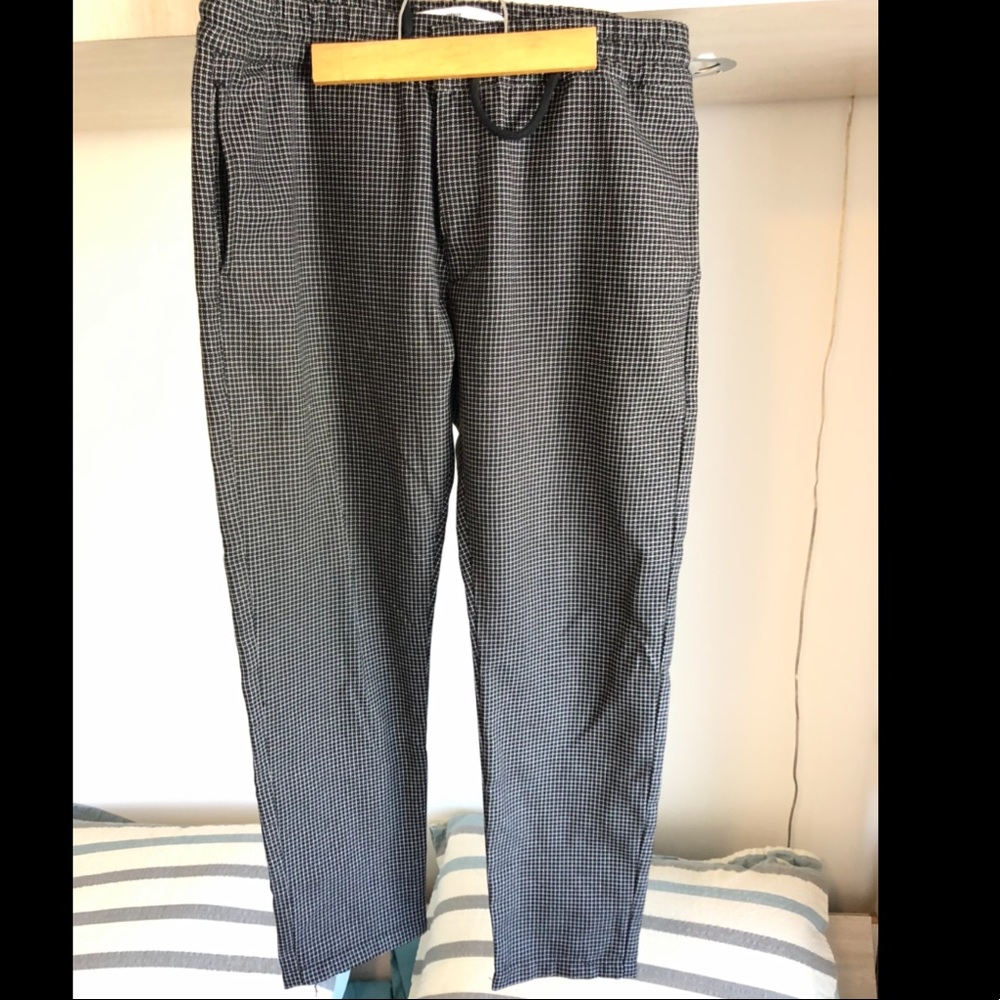 Topman black and white pants size 34x30 skinny